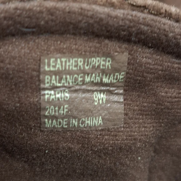 Earth Origins By Earth Women's Paris Ankle Boots Suede Leather Brown Size 9W - Picture 8 of 16